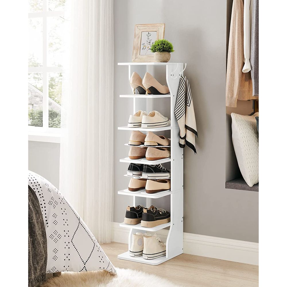 Slim Shoe Storage Rack – 7 or 9-Tier – Space-Saving Shoe Tower