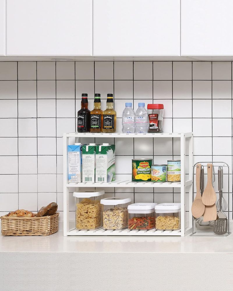 3-Tier Bamboo Bathroom Shelf – Adjustable Shelves – Wall Mount or Freestanding