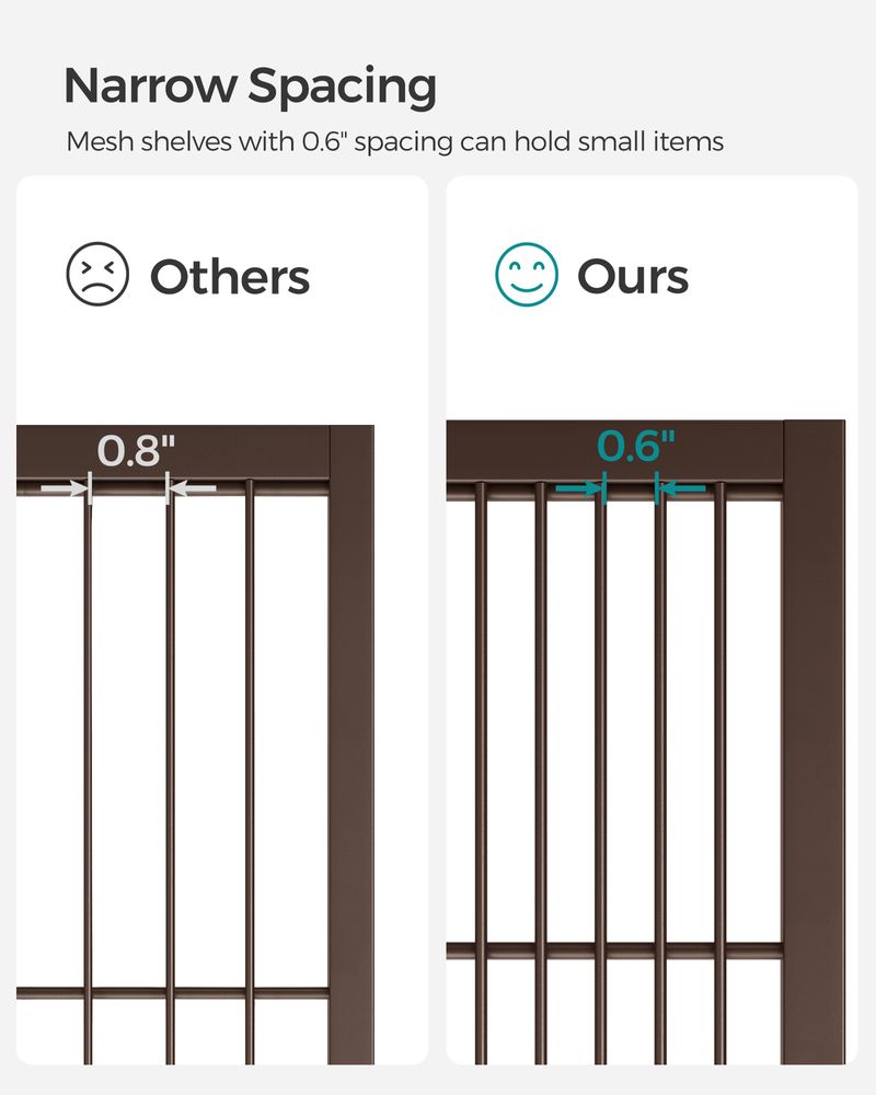 Metal Storage Rack - 3 Tier - With Wheels Or Adjustable Feet