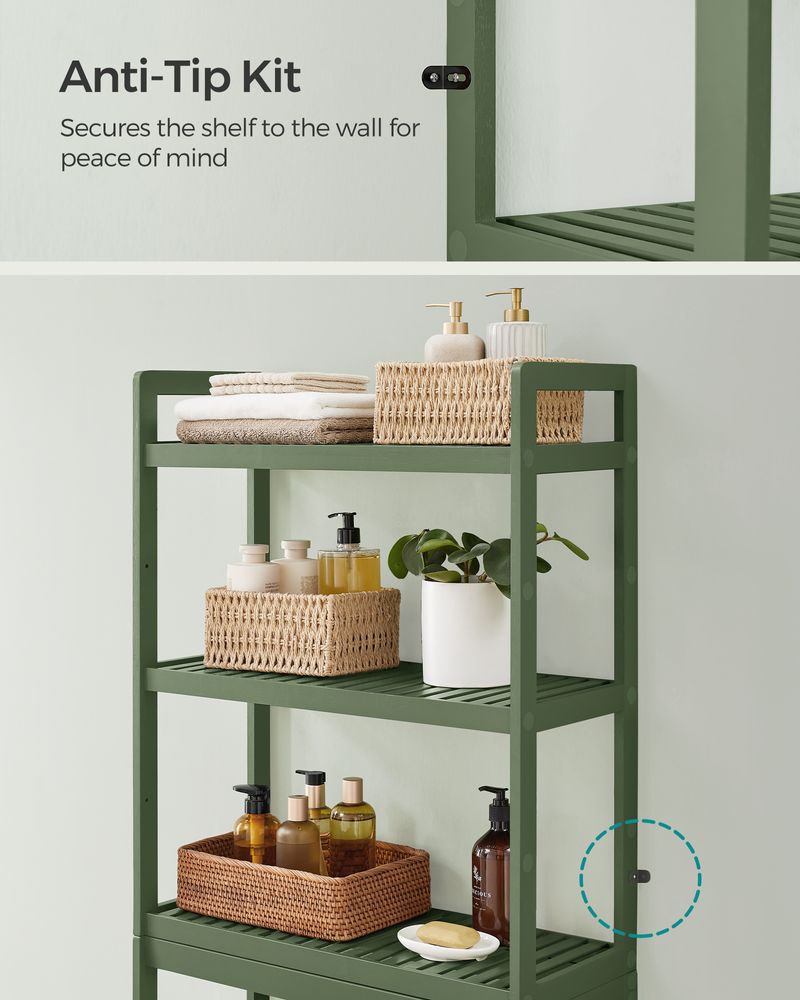 Over The Toilet Storage Rack - 3 Tier - Bathroom Organizer