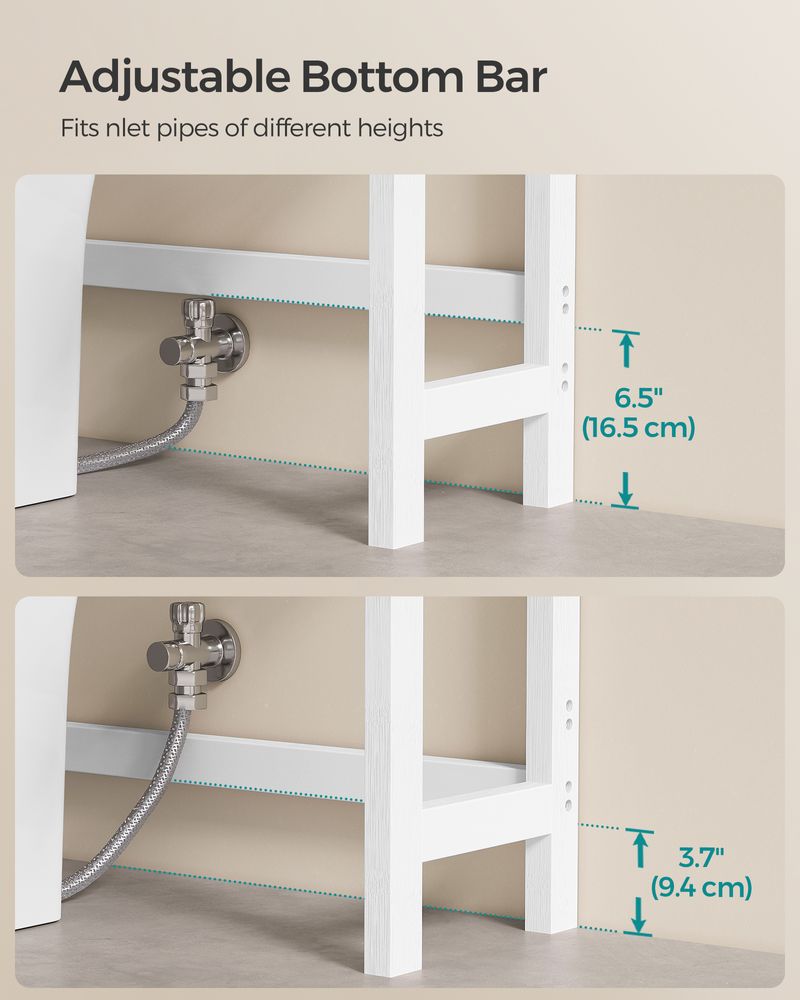 Over The Toilet Storage Rack - 3 Tier - Bathroom Organizer