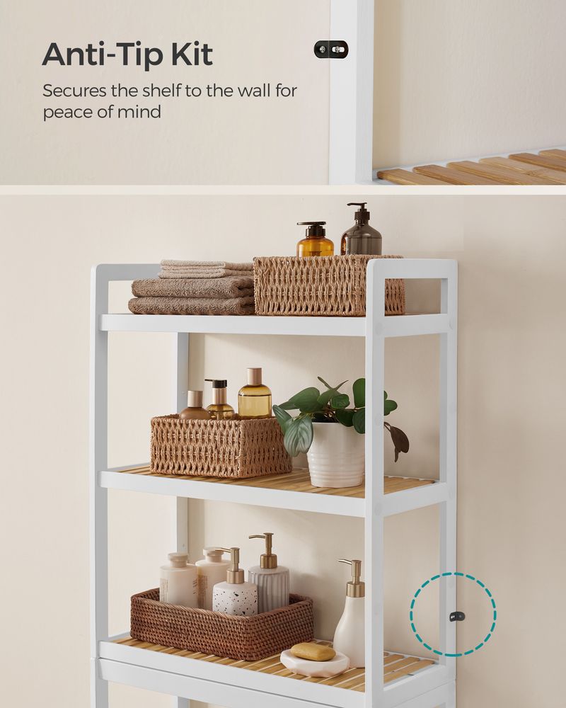 Over The Toilet Storage Rack - 3 Tier - Bathroom Organizer