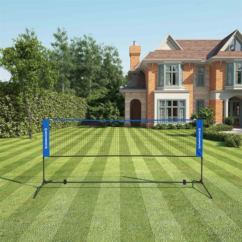Badminton Net Portable Adjustable Height Net With Carry Bag