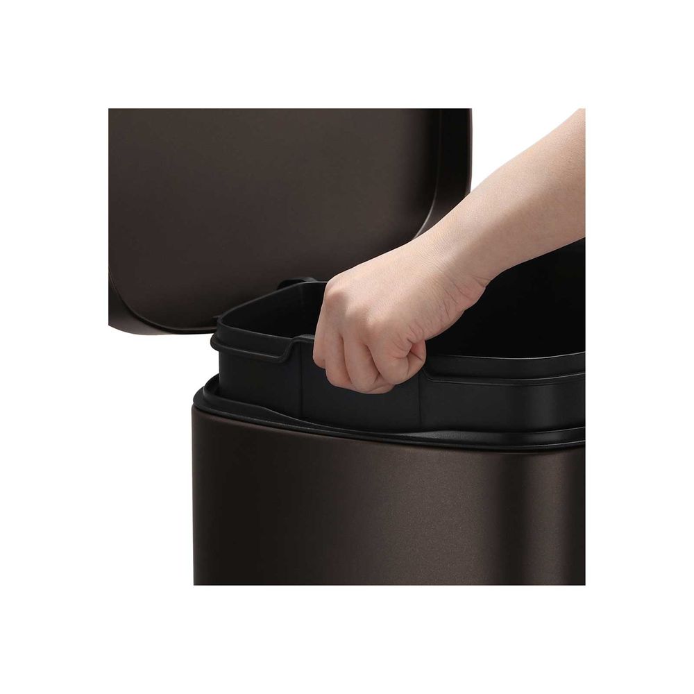 3 Gallon Step Trash Can – Soft Close Lid – Stainless Steel Kitchen Bin