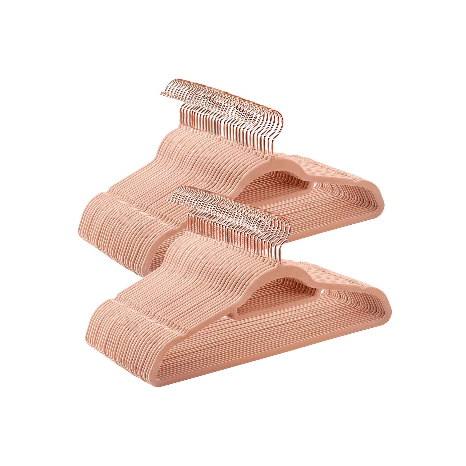 Velvet Clothes Hangers - Wardrobe Organizer - Set Of 30