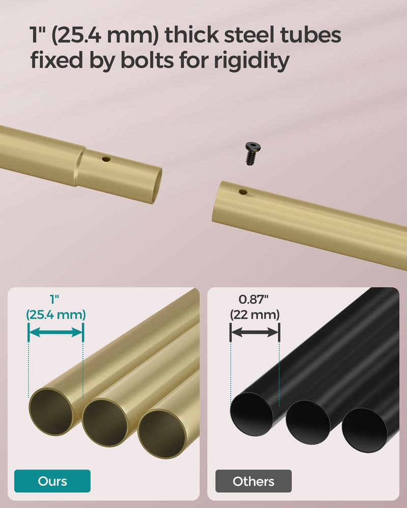 Clothes Rack With Wheels – Dense Mesh Storage Shelf – Rolling Garment Rack