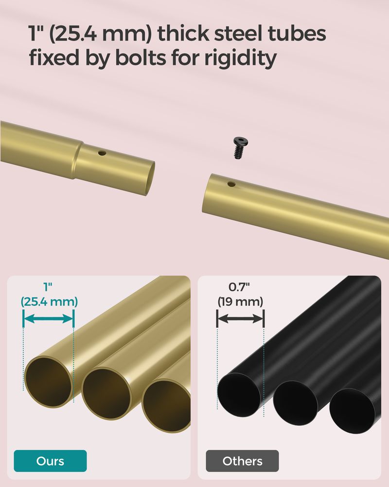 Clothes Rack With Wheels – Dense Mesh Storage Shelf – Rolling Garment Rack