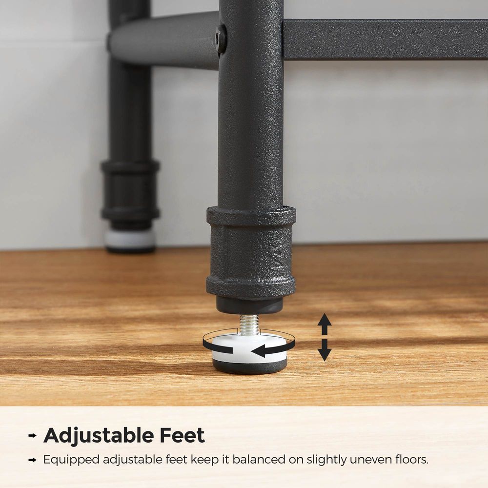 3-in-1 Entryway Coat Rack With Bench – Shoe Storage – Industrial Hall Tree