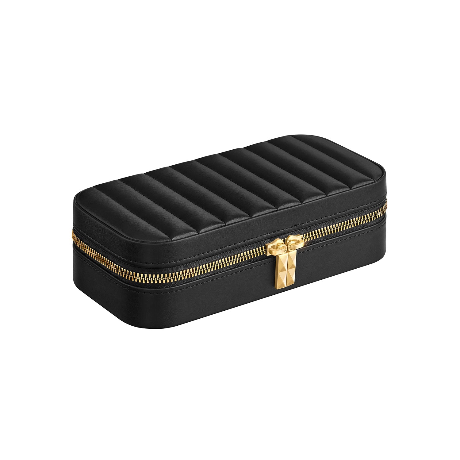 Travel Jewelry Case - Portable Organizer With Mirror