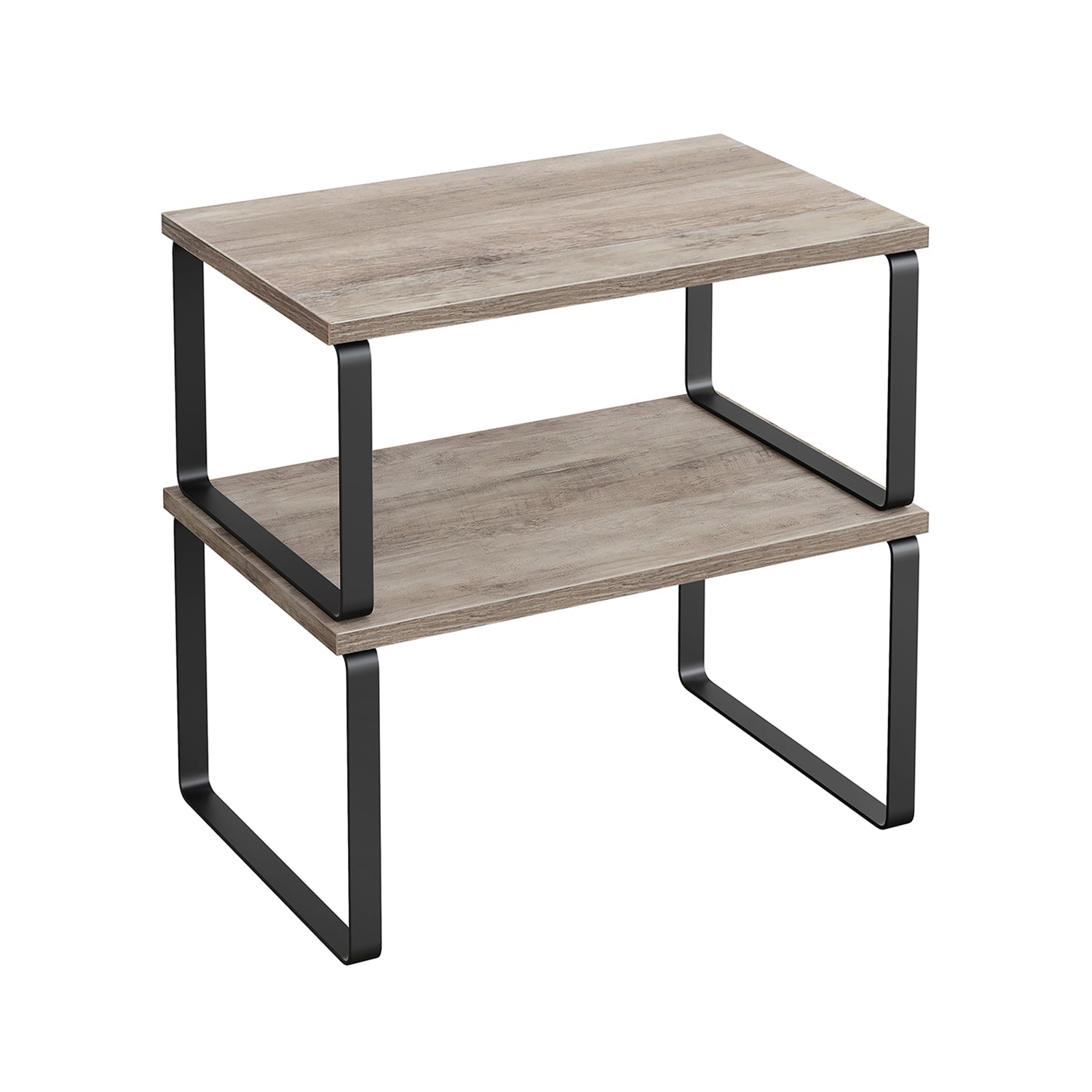 Cabinet Counter Shelves - Set Of 2 - Kitchen Storage Organizers