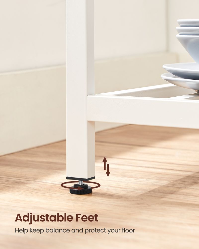 Kitchen Shelf - Large Worktop - Open Storage Shelves