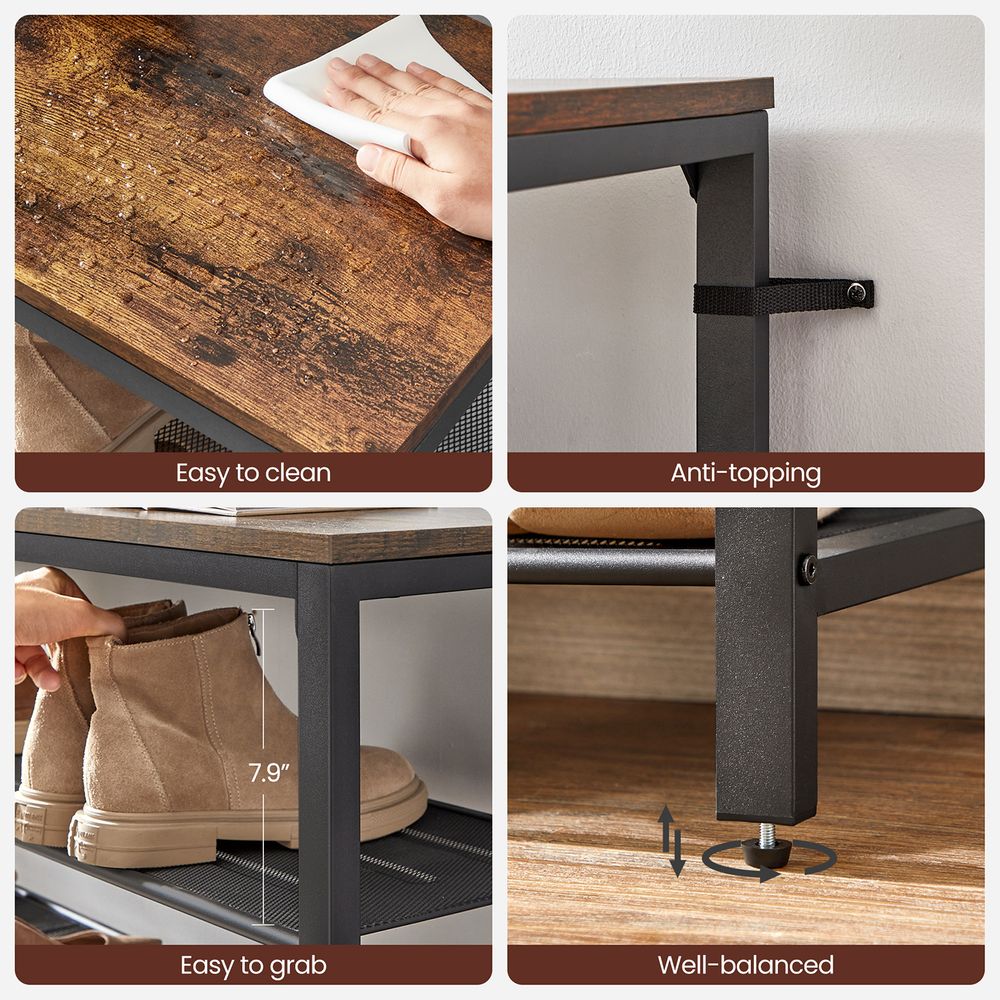 Shoe Rack Organizer - 7 Tier - Holds 32–40 Pairs