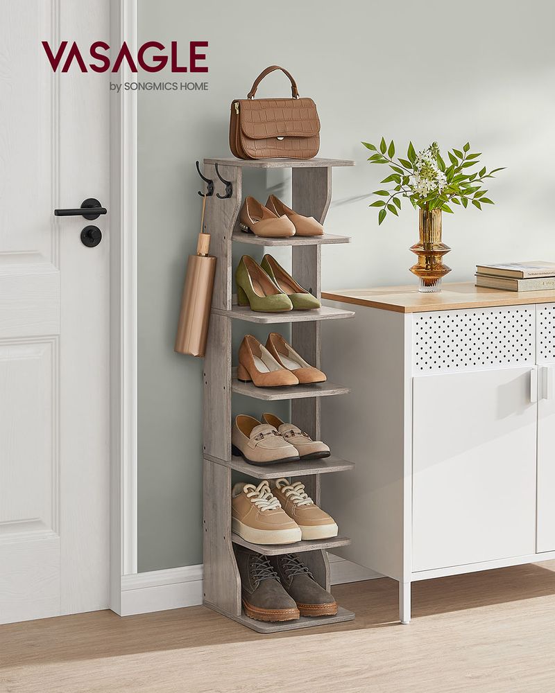 Slim Shoe Storage Rack – 7 or 9-Tier – Space-Saving Shoe Tower