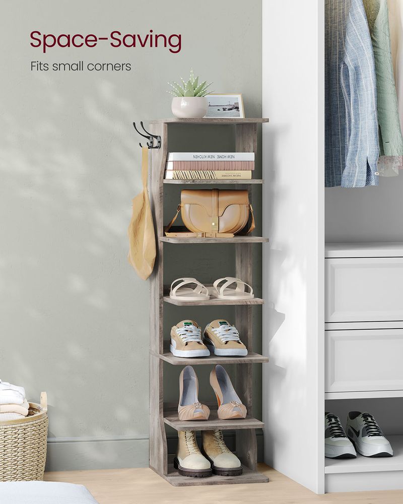 Slim Shoe Storage Rack – 7 or 9-Tier – Space-Saving Shoe Tower