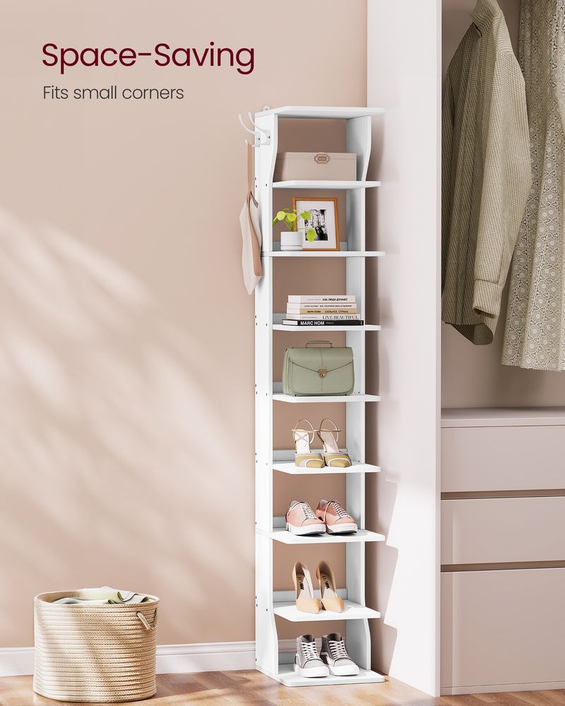 Slim Shoe Storage Rack – 7 or 9-Tier – Space-Saving Shoe Tower