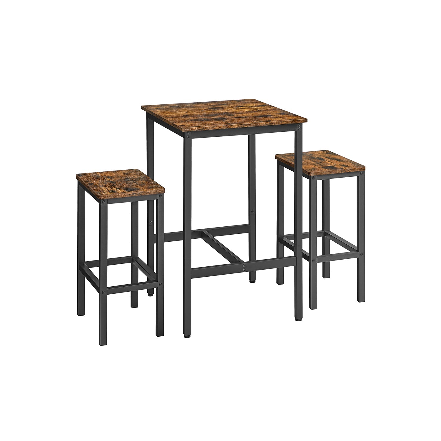 Bar Table and Chairs Set – Space-Saving Design – High Top Pub Set