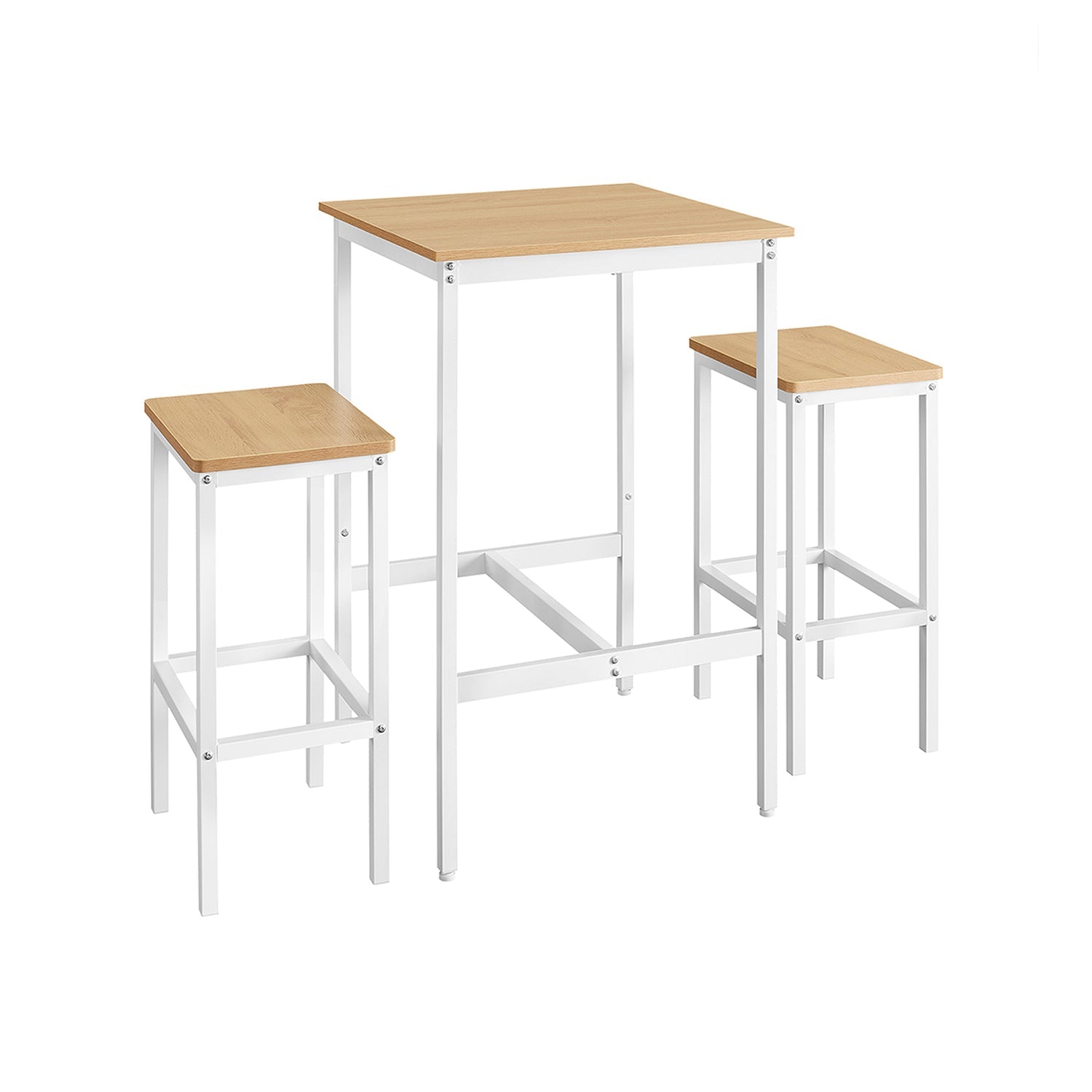 Bar Table and Chairs Set – Space-Saving Design – High Top Pub Set