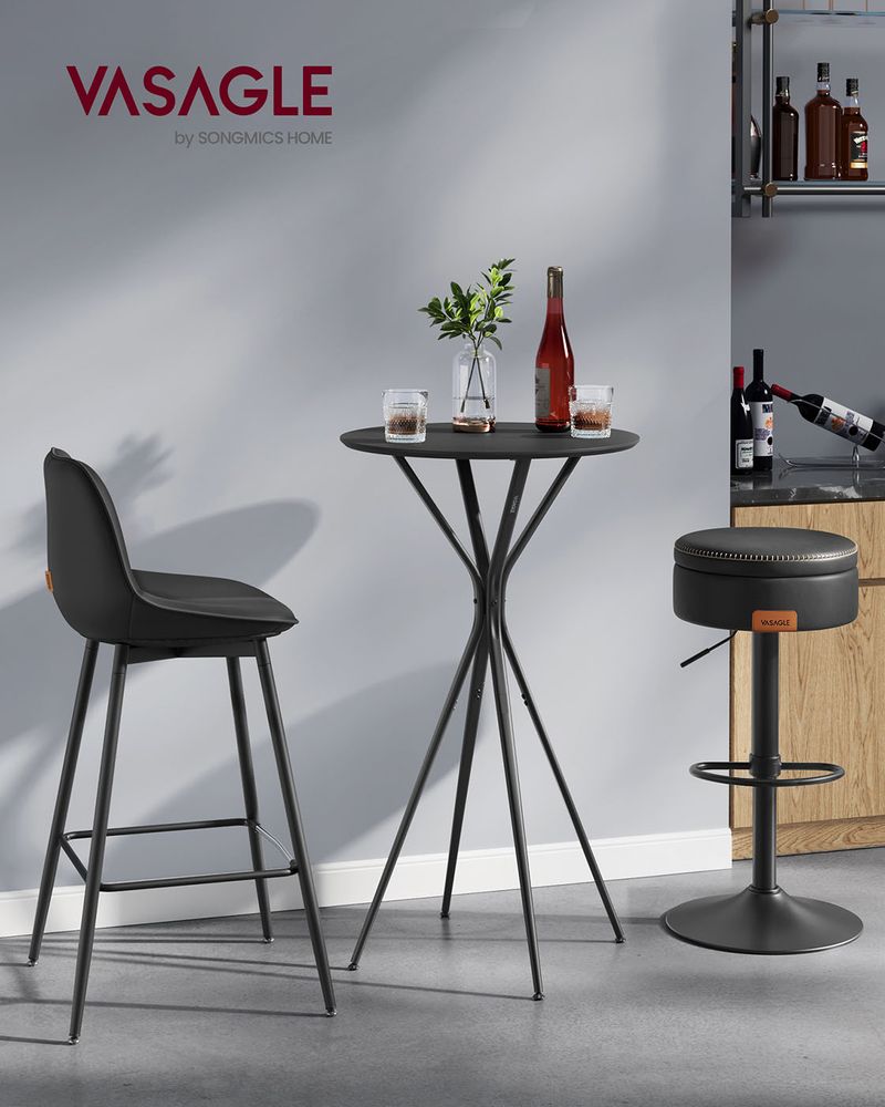 High Pub Table – X-Shaped Legs – Tall Bar Table