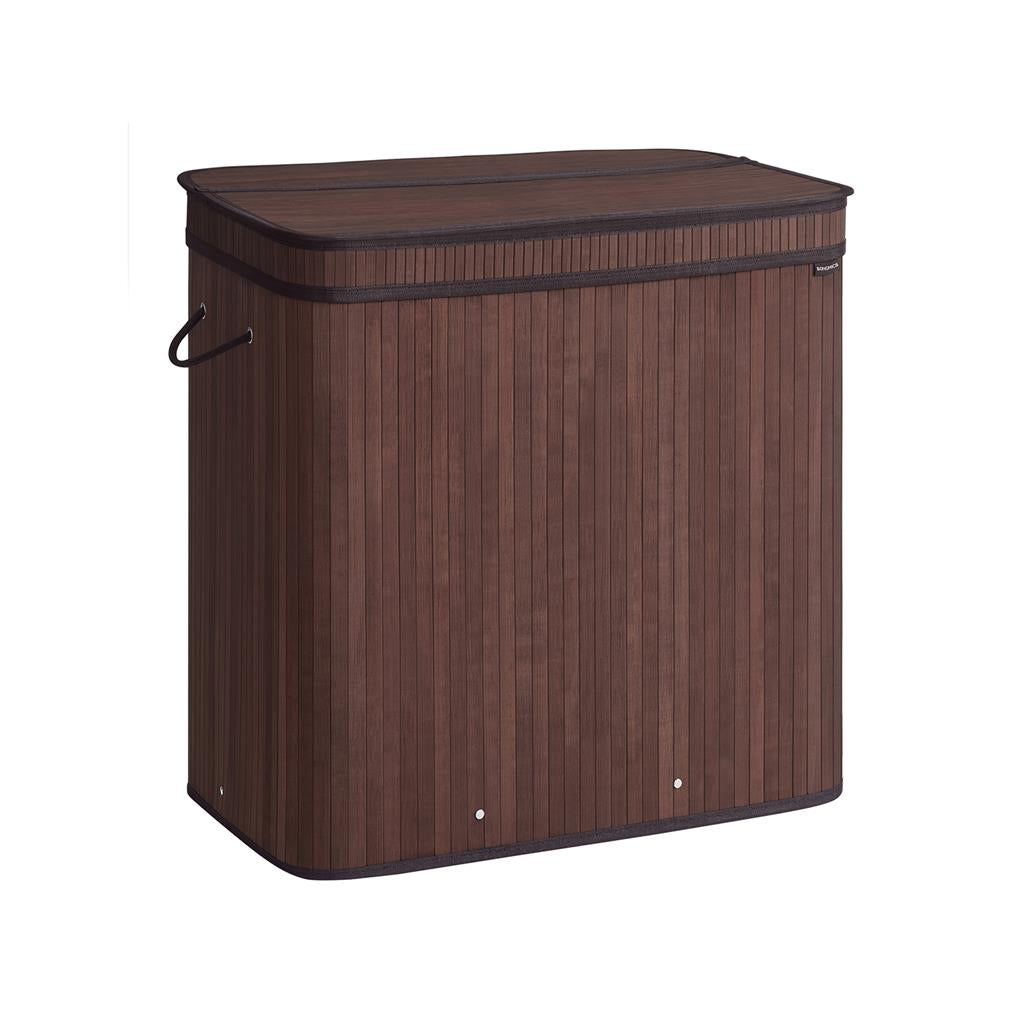Laundry Hamper With Lid - Bamboo - 26.4 Gallon Capacity
