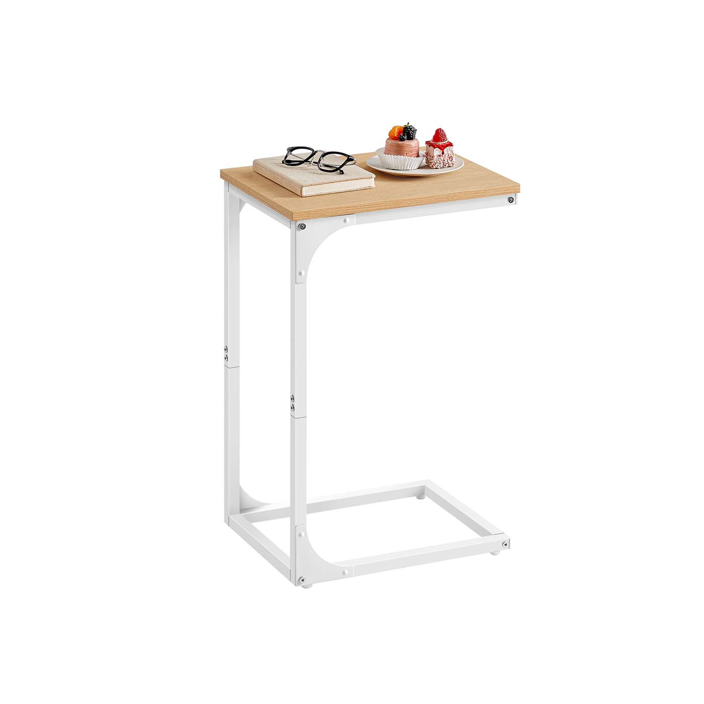 C-Shaped End Table – Slim Design – Sofa and Bed Side Table