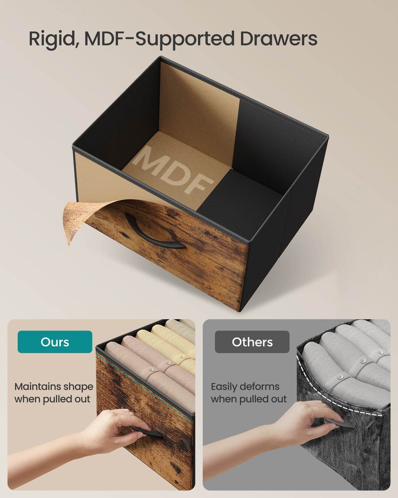 Dresser For Bedroom - Storage Organizer - TV Stand With Drawers