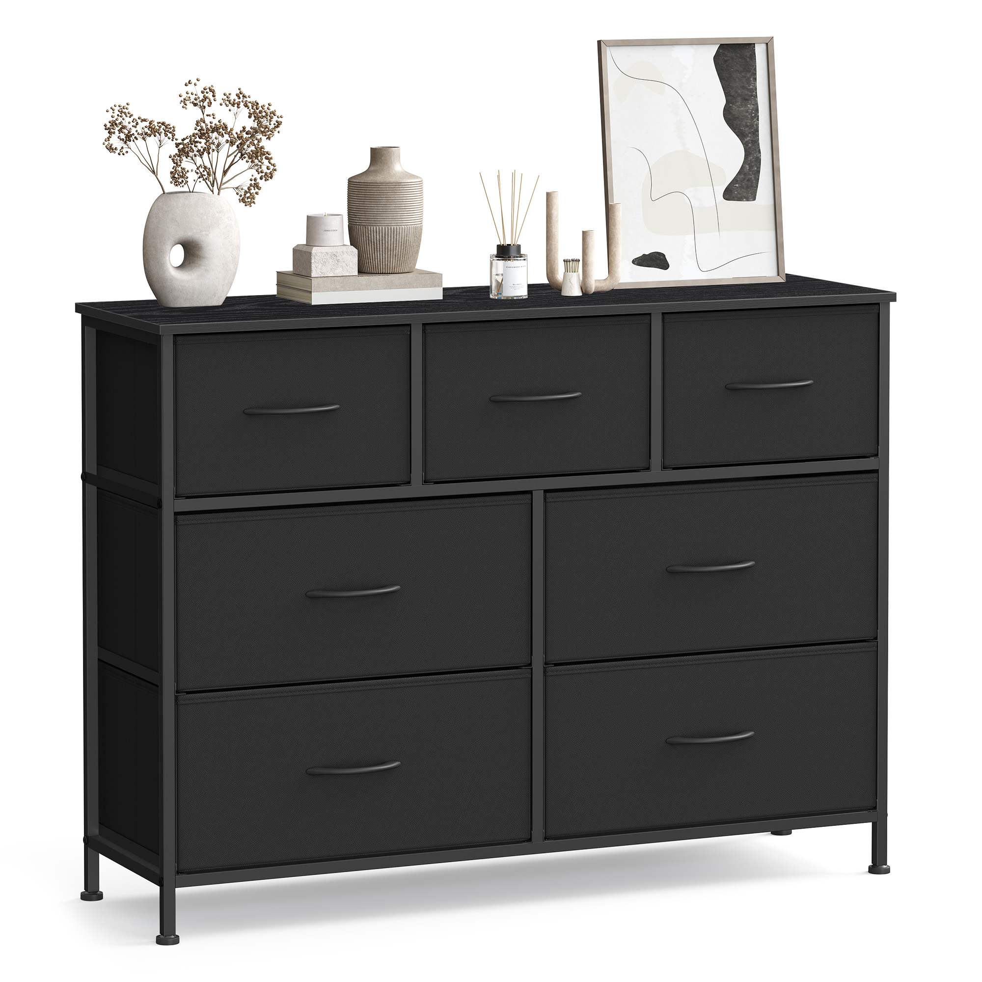 Dresser For Bedroom - Storage Organizer - TV Stand With Drawers