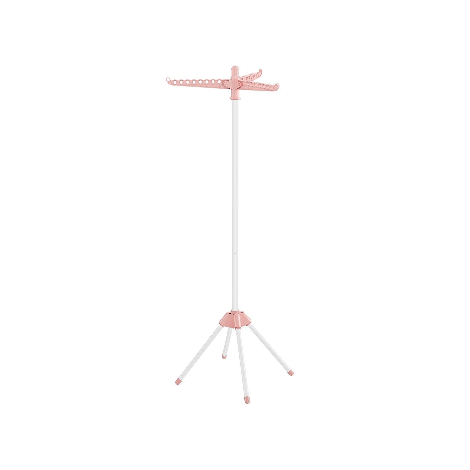 Clothes Drying Rack - 1–3 Tier Folding - 360° Rotating Arms