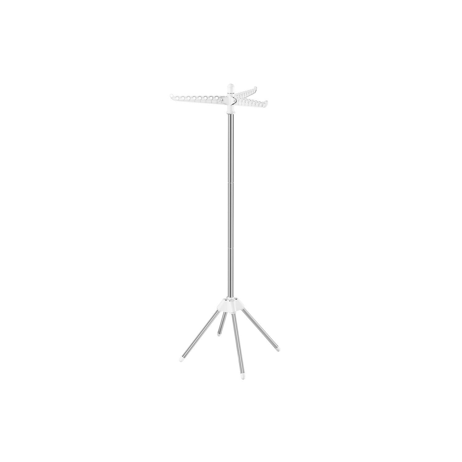 Clothes Drying Rack - 1–3 Tier Folding - 360° Rotating Arms