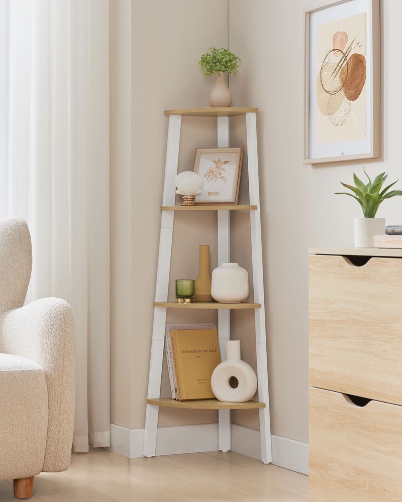 Corner Shelf Stand - 4 Tier - Floor Standing Storage