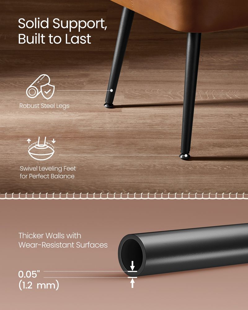 Ottoman Bench With Legs - Upholstered Seating - Multi Purpose