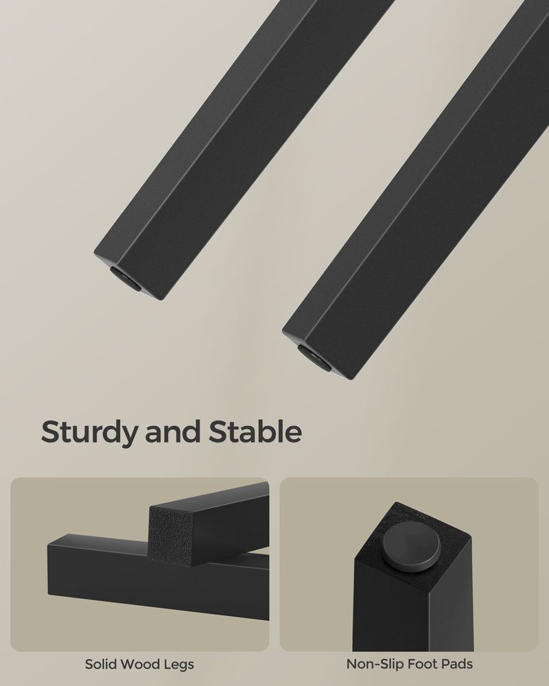 Piano Bench Stool - Adjustable Height - Wooden Seat With Storage