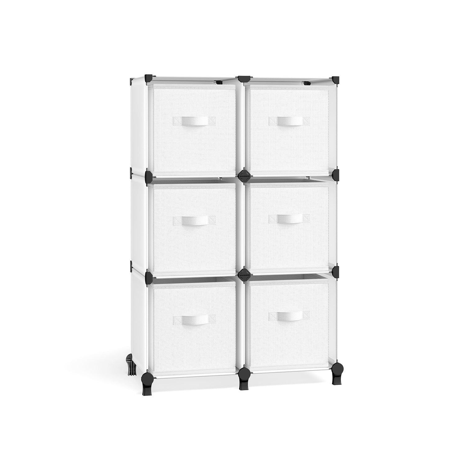 Cube Storage Organizer - With Storage Boxes - Set Of 16