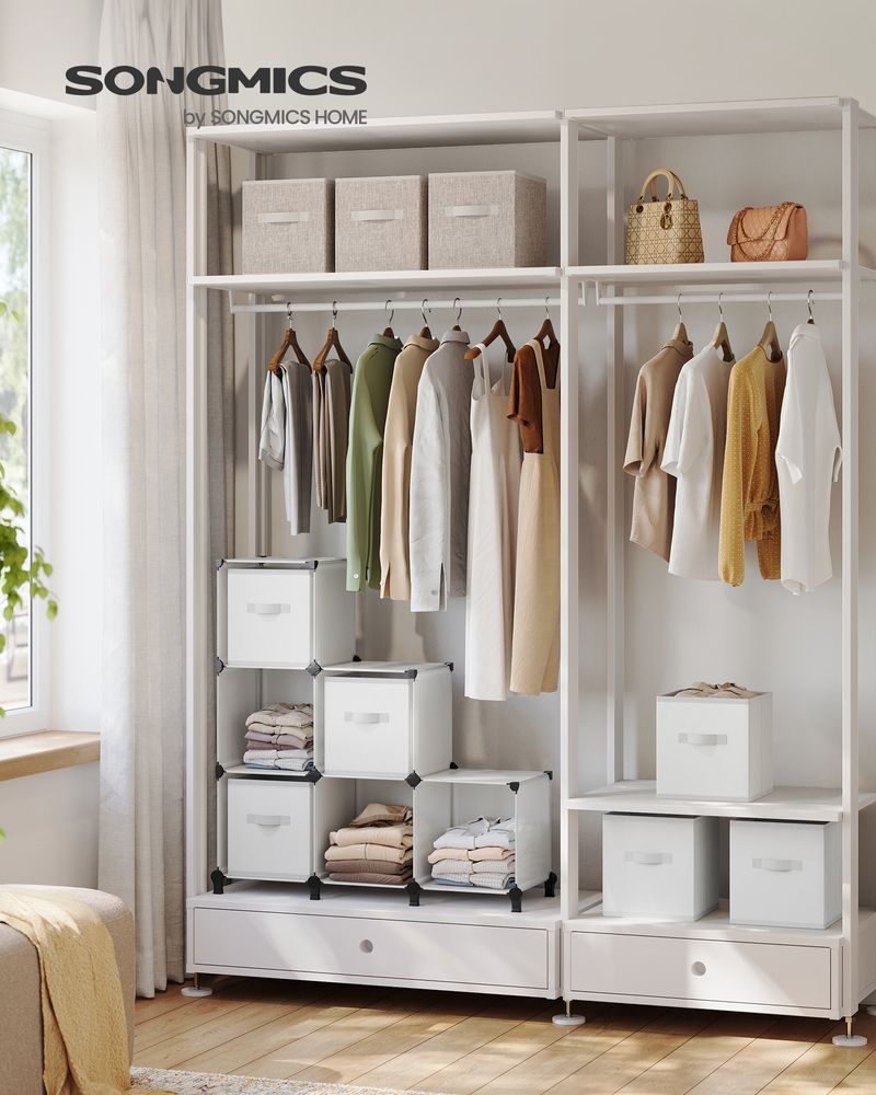 Cube Storage Organizer - With Storage Boxes - Set Of 16