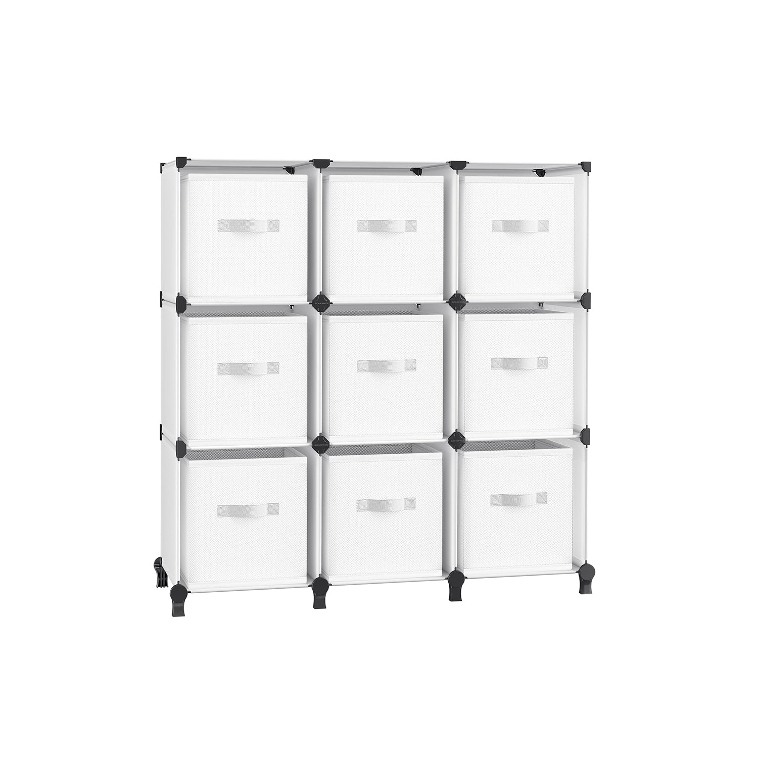 Cube Storage Organizer - With Storage Boxes - Set Of 16