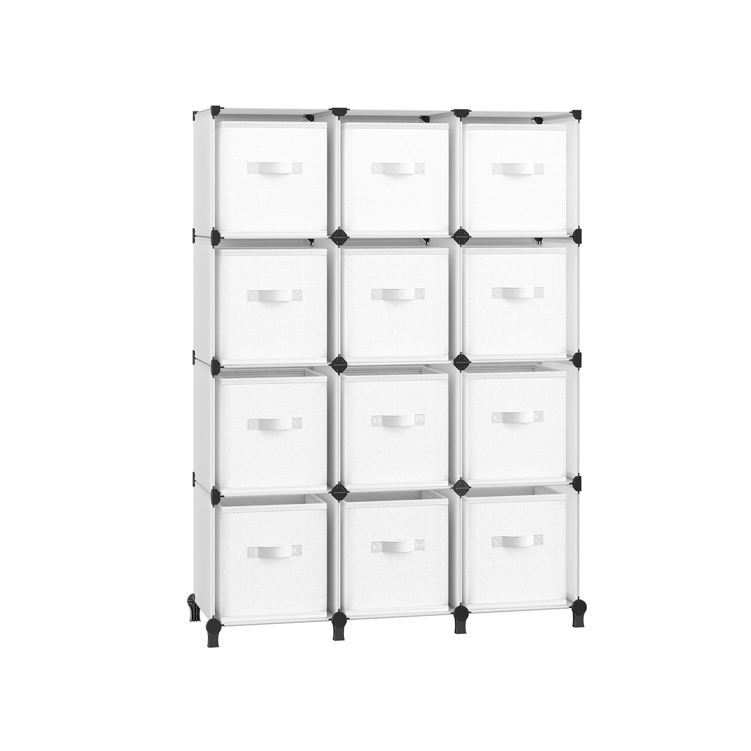 Cube Storage Organizer - With Storage Boxes - Set Of 16