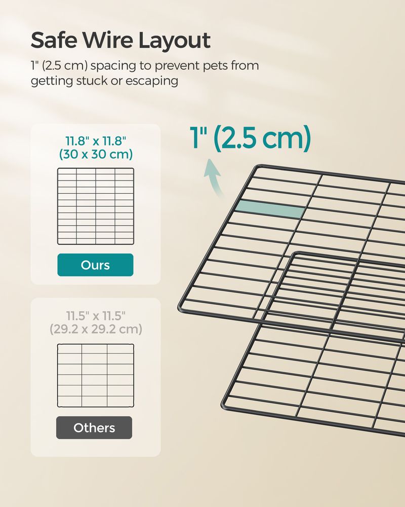 Pet Playpen Modular Small Animal Enclosure 2 Story Indoor Cage