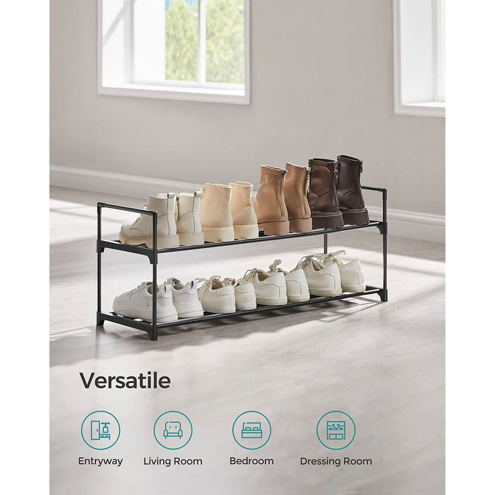 Metal Shoe Rack – Multi Tier Storage – Entryway & Closet Organizer
