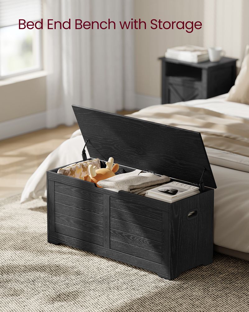 Storage Chest - With 2 Safety Hinges - Multi Purpose Storage