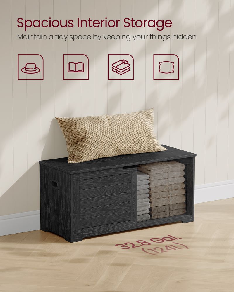 Storage Chest - With 2 Safety Hinges - Multi Purpose Storage