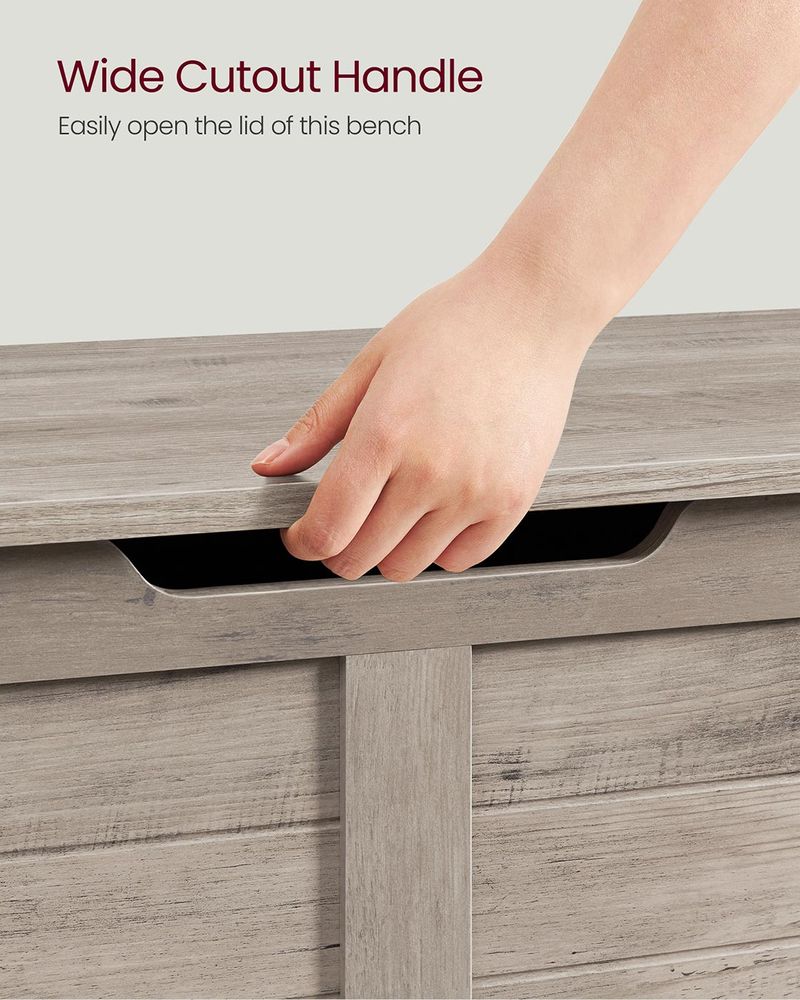 Storage Chest - With 2 Safety Hinges - Multi Purpose Storage