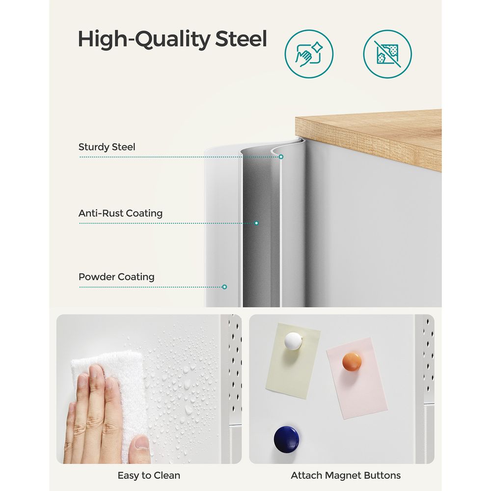 Storage Sideboard - Buffet Table - Adjustable Shelves Cabinet