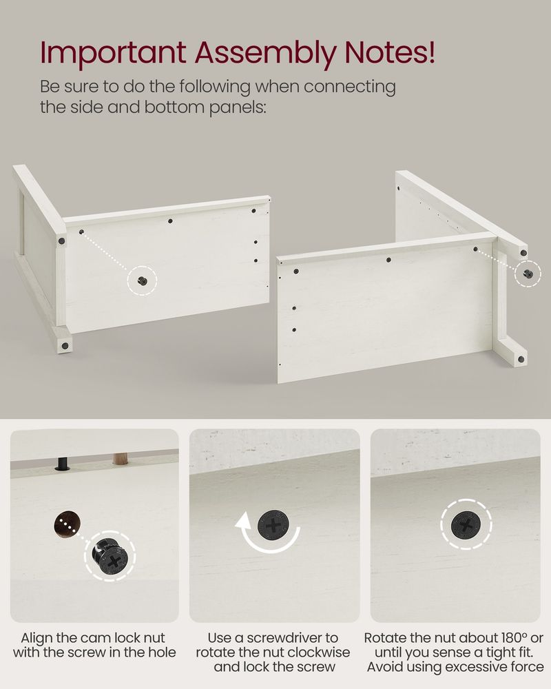 Buffet Storage Cabinet With Adjustable Shelves 4 Door Sideboard
