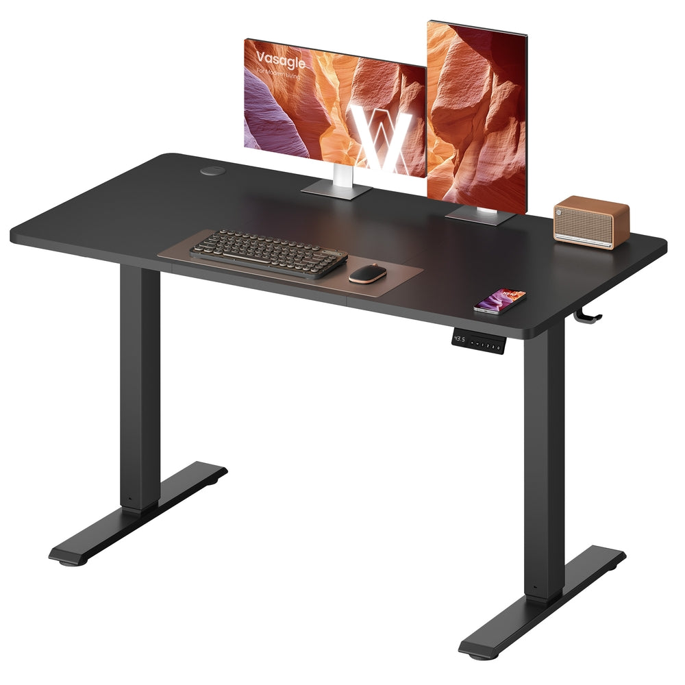Standing Desk – Electric Height Adjustable – Memory Presets & Hooks