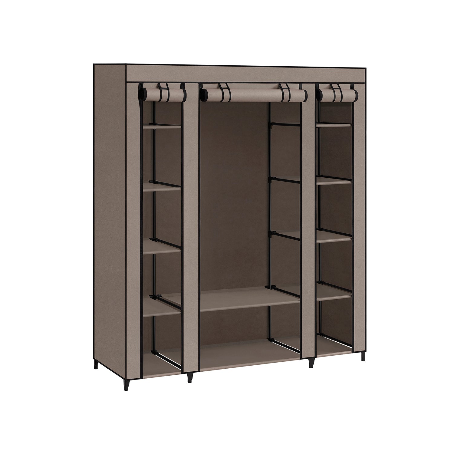 Closet Wardrobe Organizer - Non Woven Fabric Cover - Shelves