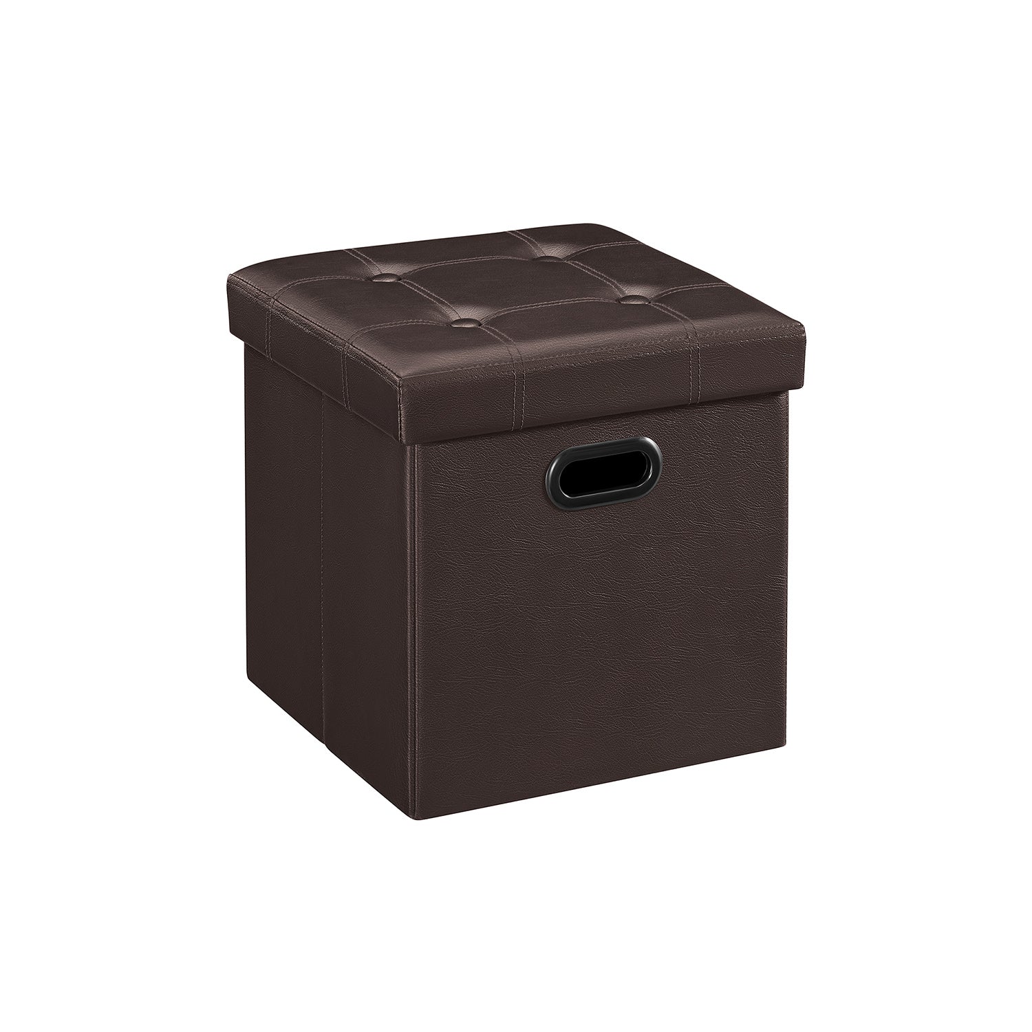 Storage Ottoman - 15 Inch Folding - With Storage And Seating