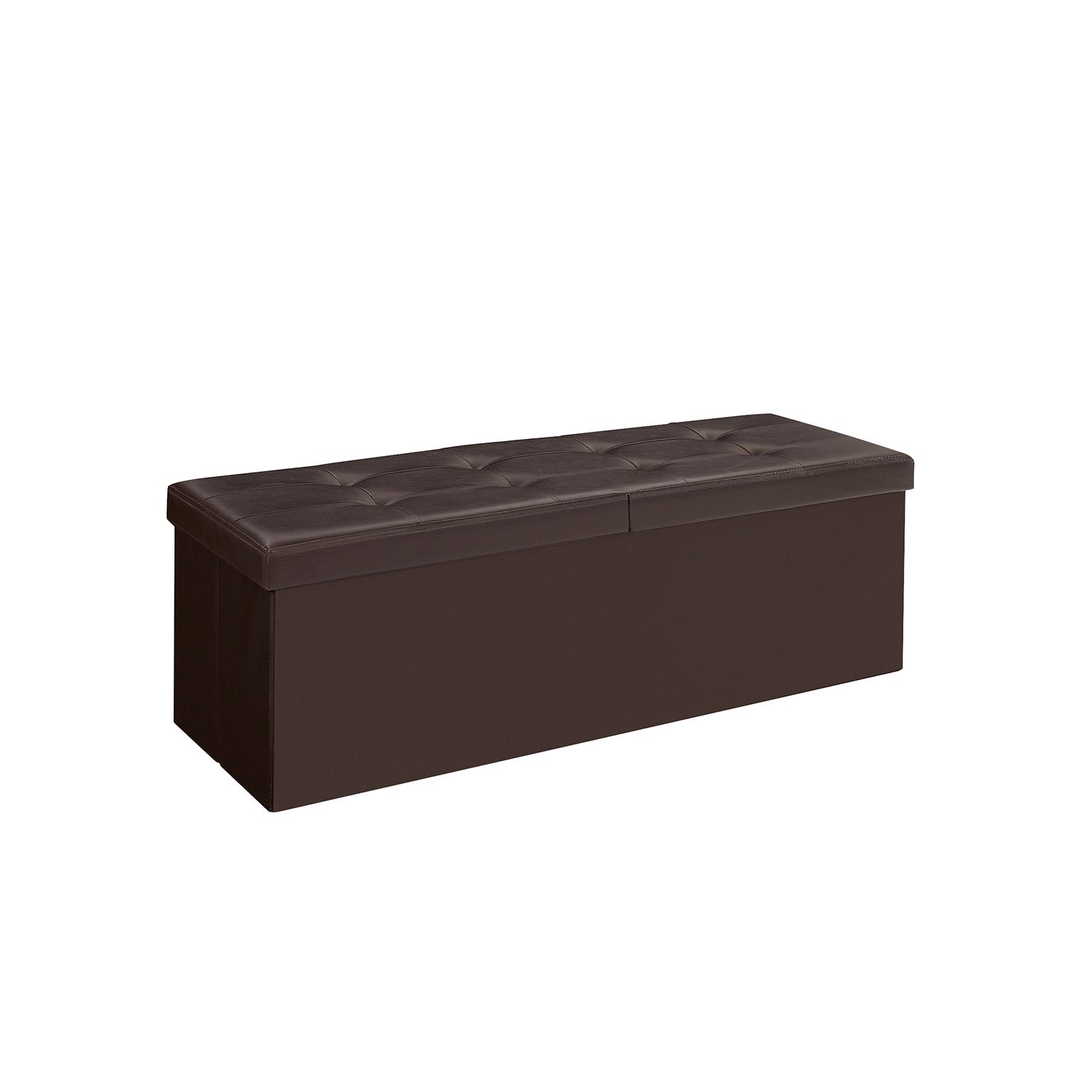 Storage Ottoman Bench - 30 Inch Folding - Flip Top Lid