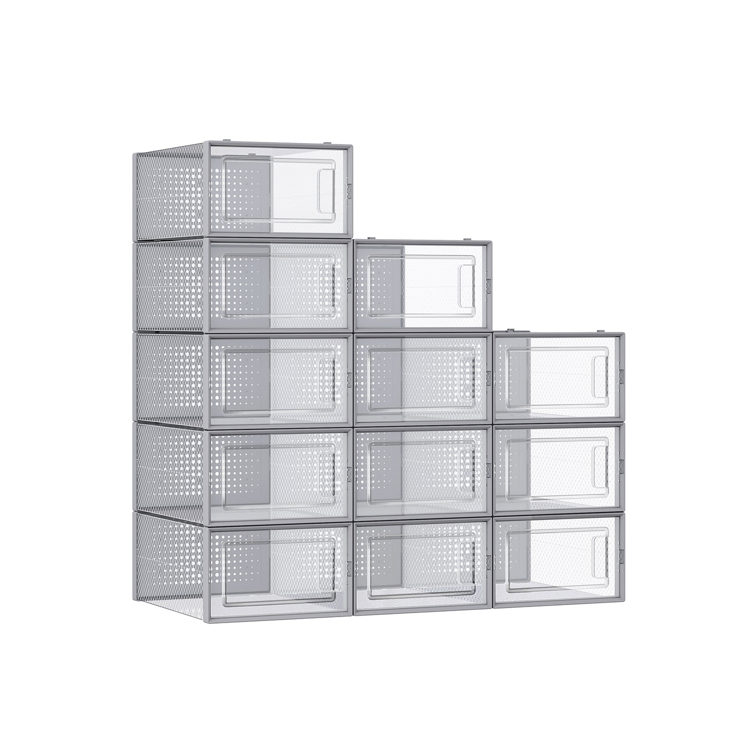 Shoe Storage Boxes - Pack Of 12–18 - Fits US Size 11–13