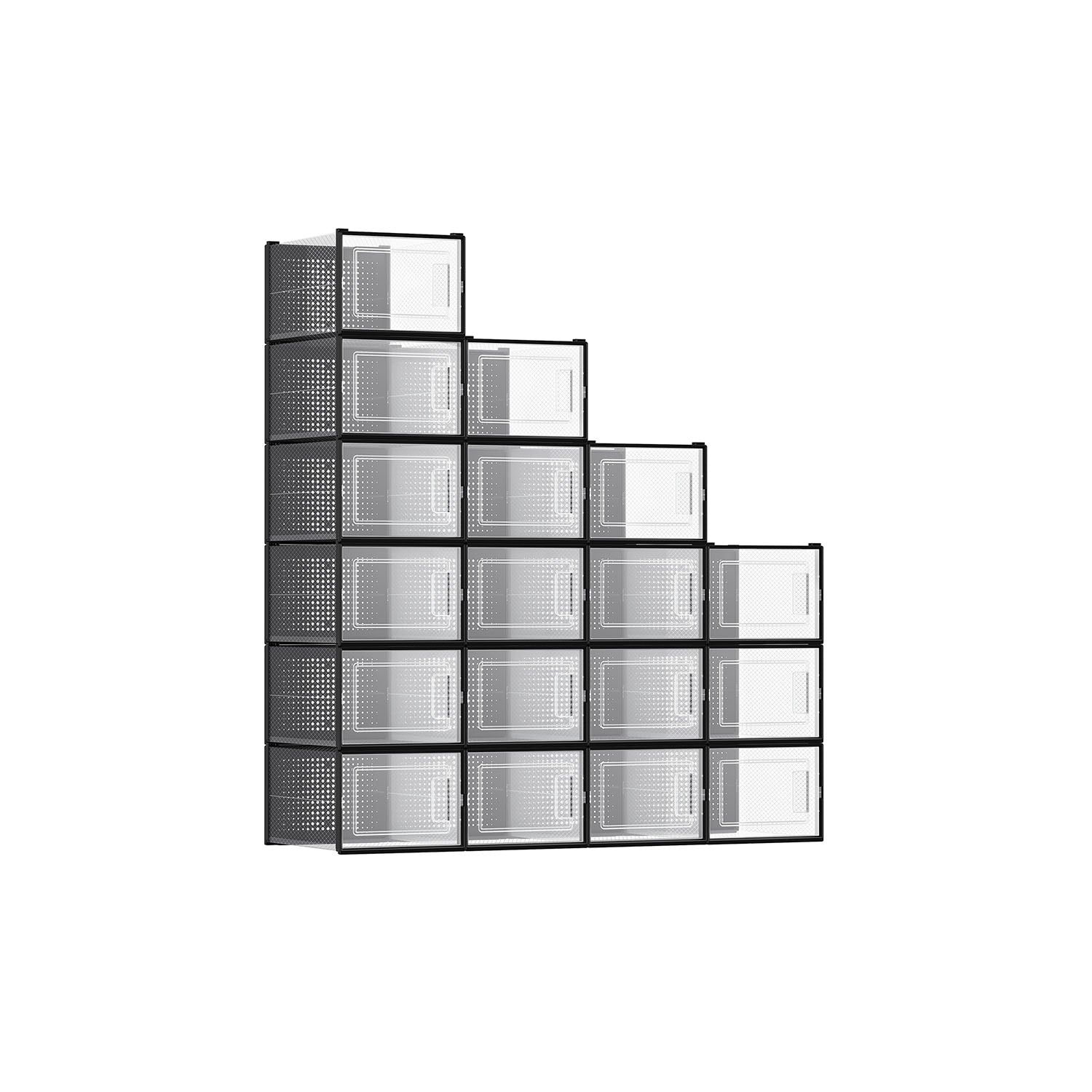 Shoe Storage Boxes - Pack Of 12–18 - Fits US Size 11–13