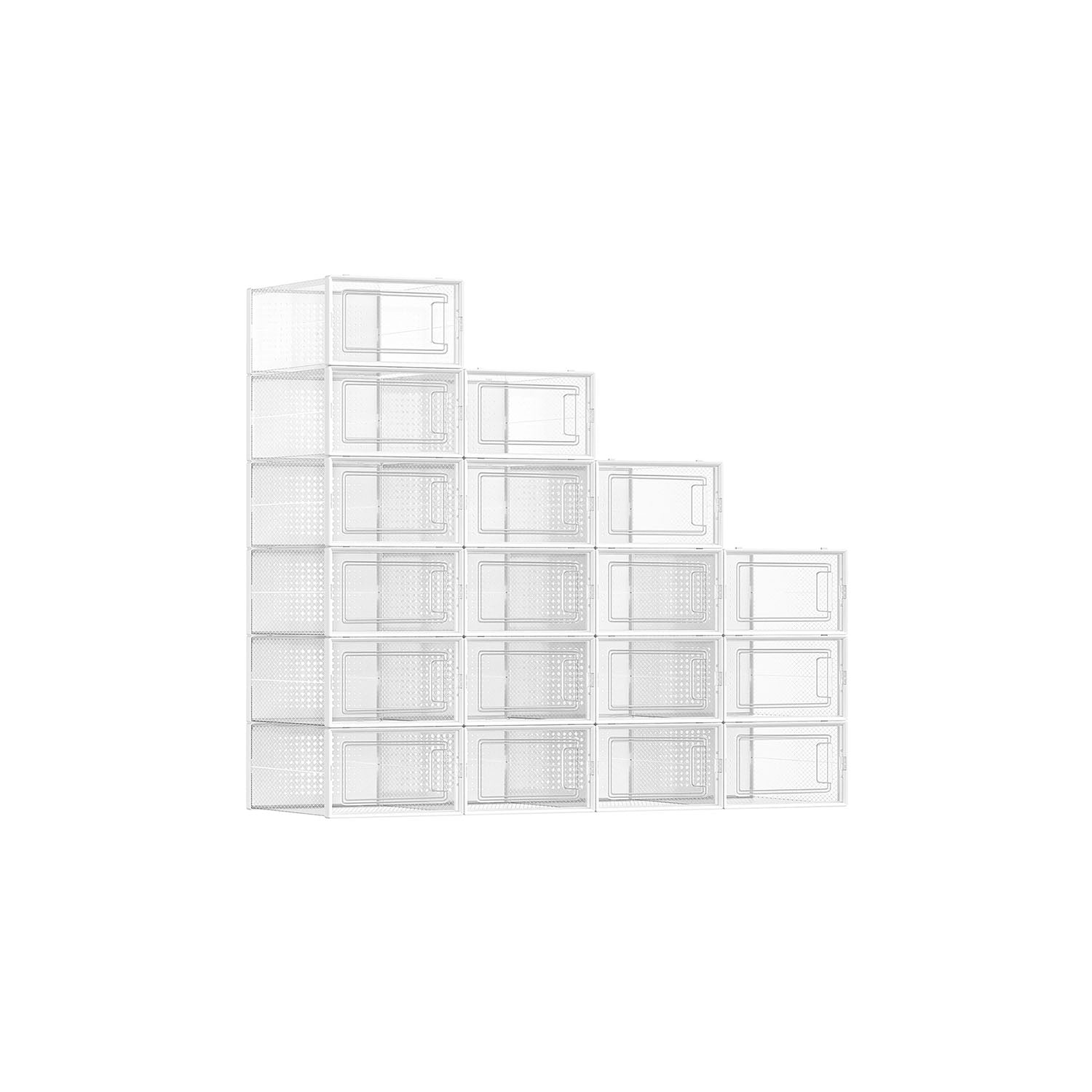 Shoe Storage Boxes - Pack Of 12–18 - Fits US Size 11–13