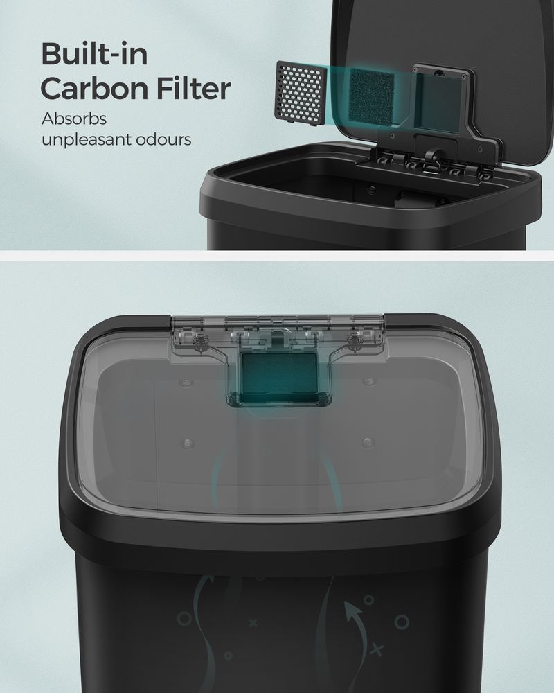 Trash Can - 13 & 18 Gallons Stainless Steel - Pedal Lid